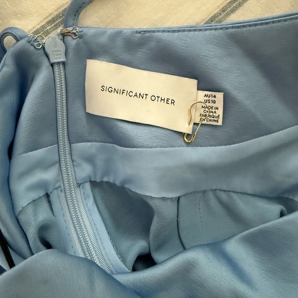 Significant Other Light Blue Aria Dress size 10 - Picture 6 of 7